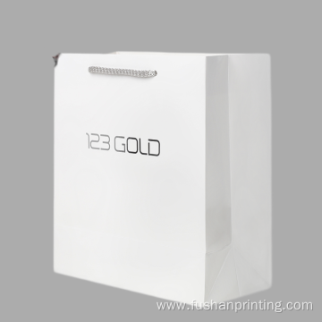 High Class Hot Stamping Logo Paper Bag